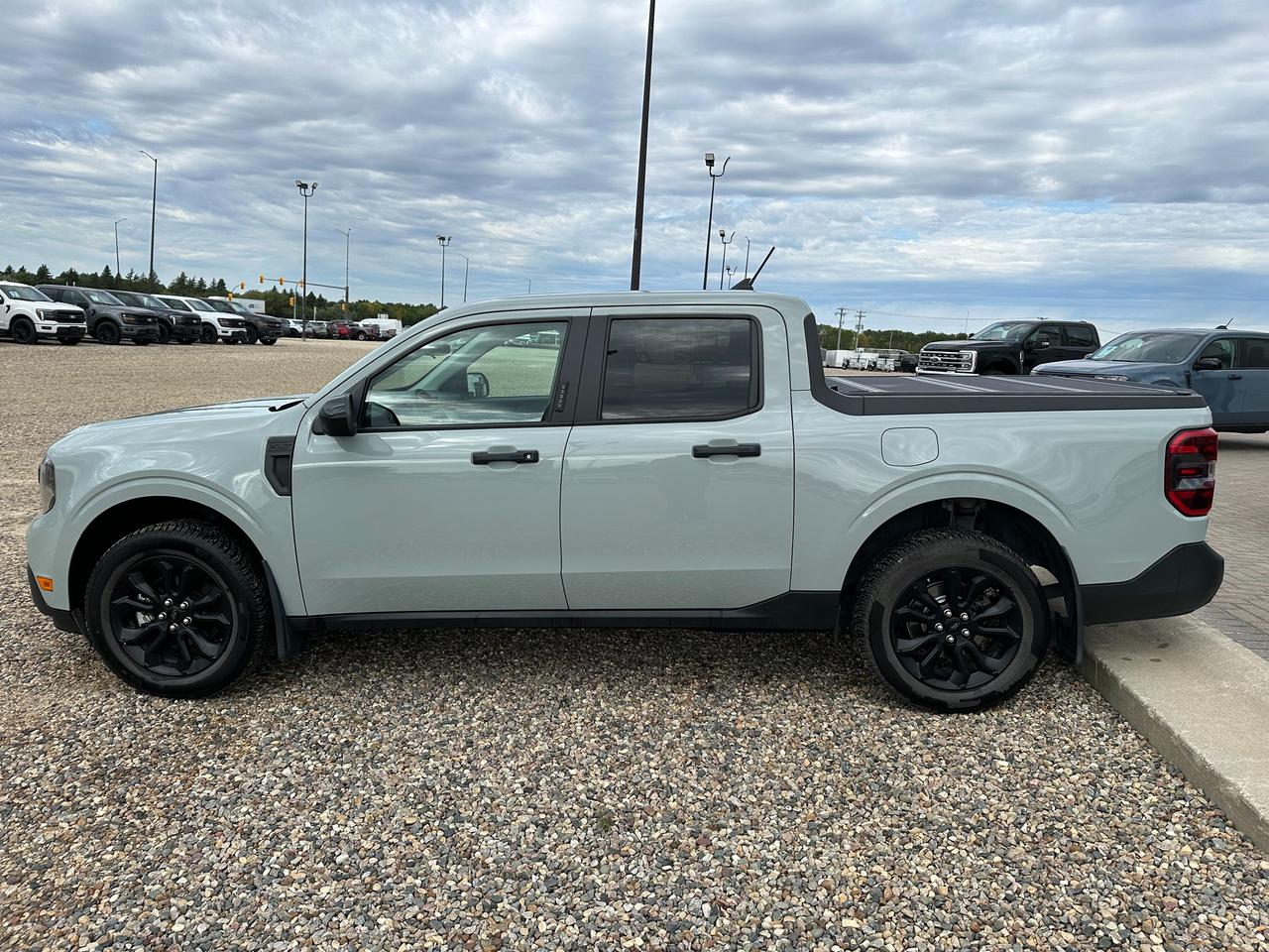 Gray (Cactus Grey) 2023 Ford Maverick Pickup Truck All-Wheel Drive Automatic