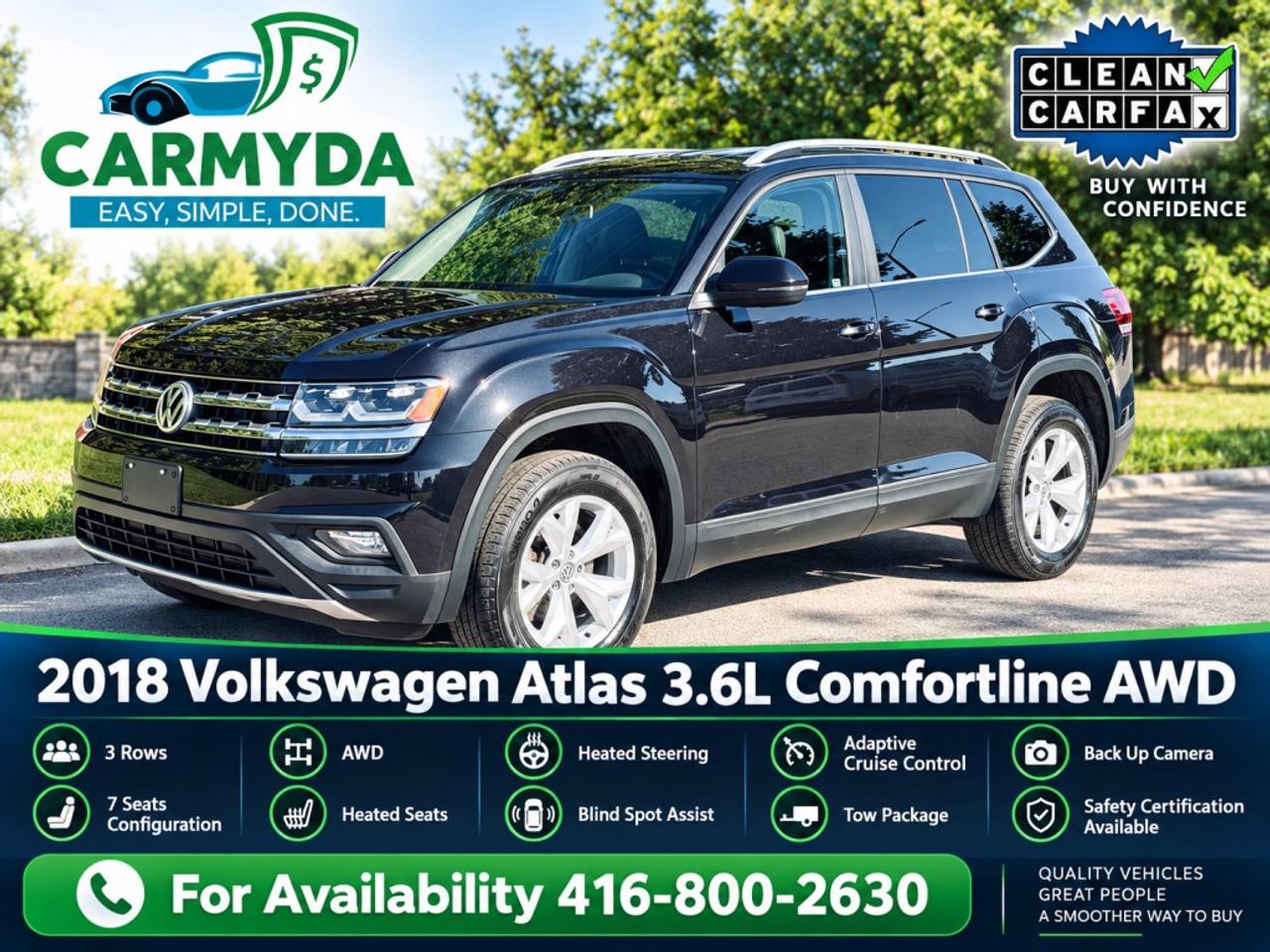 2018 Volkswagen Atlas SE 4Motion Photo0