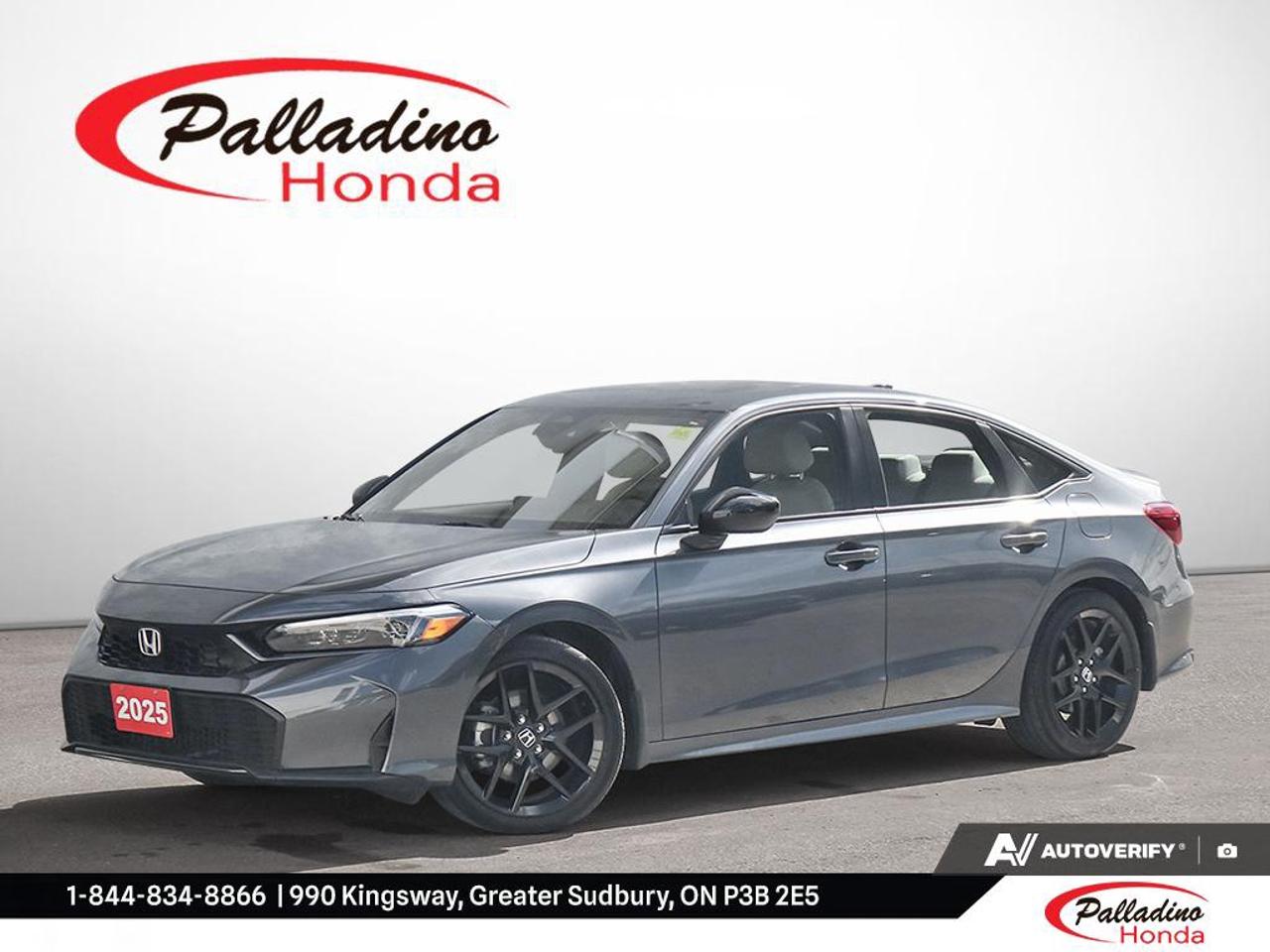 Used 2025 Honda Civic Hybrid SPORT for sale in Greater Sudbury, ON