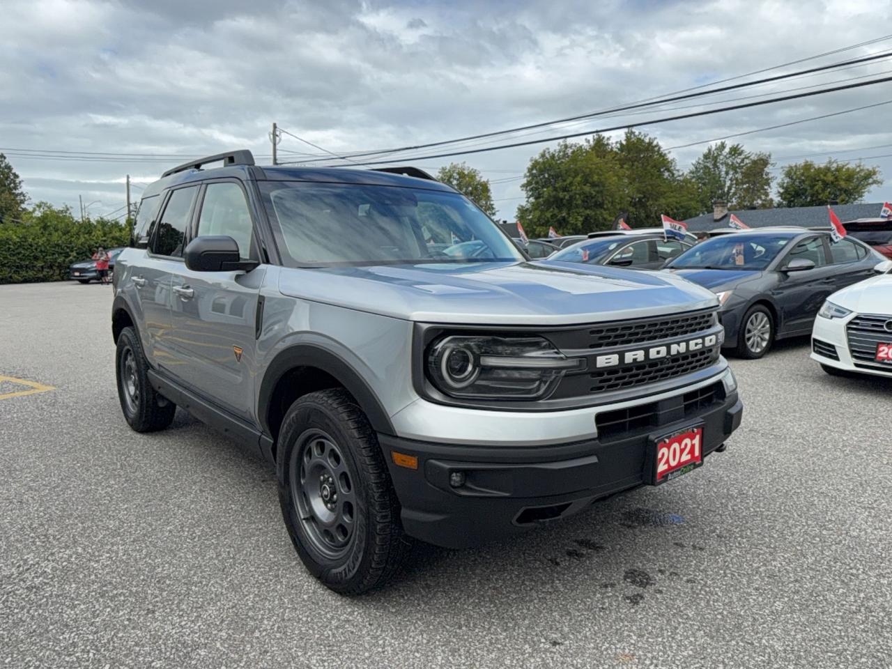 2021 Ford Bronco Sport BADLANDS-4X4-SUNROOF-2 TONE HEATED LEATHER-B/O SOUND-HITCH PKG-DRIVE ASSIST-WIRELESS CHARGE Photo