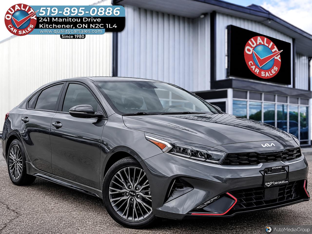 Used 2023 Kia Forte GT-Line *LEATHER-SUNROOF-NAVIGATION* for sale in Kitchener, ON