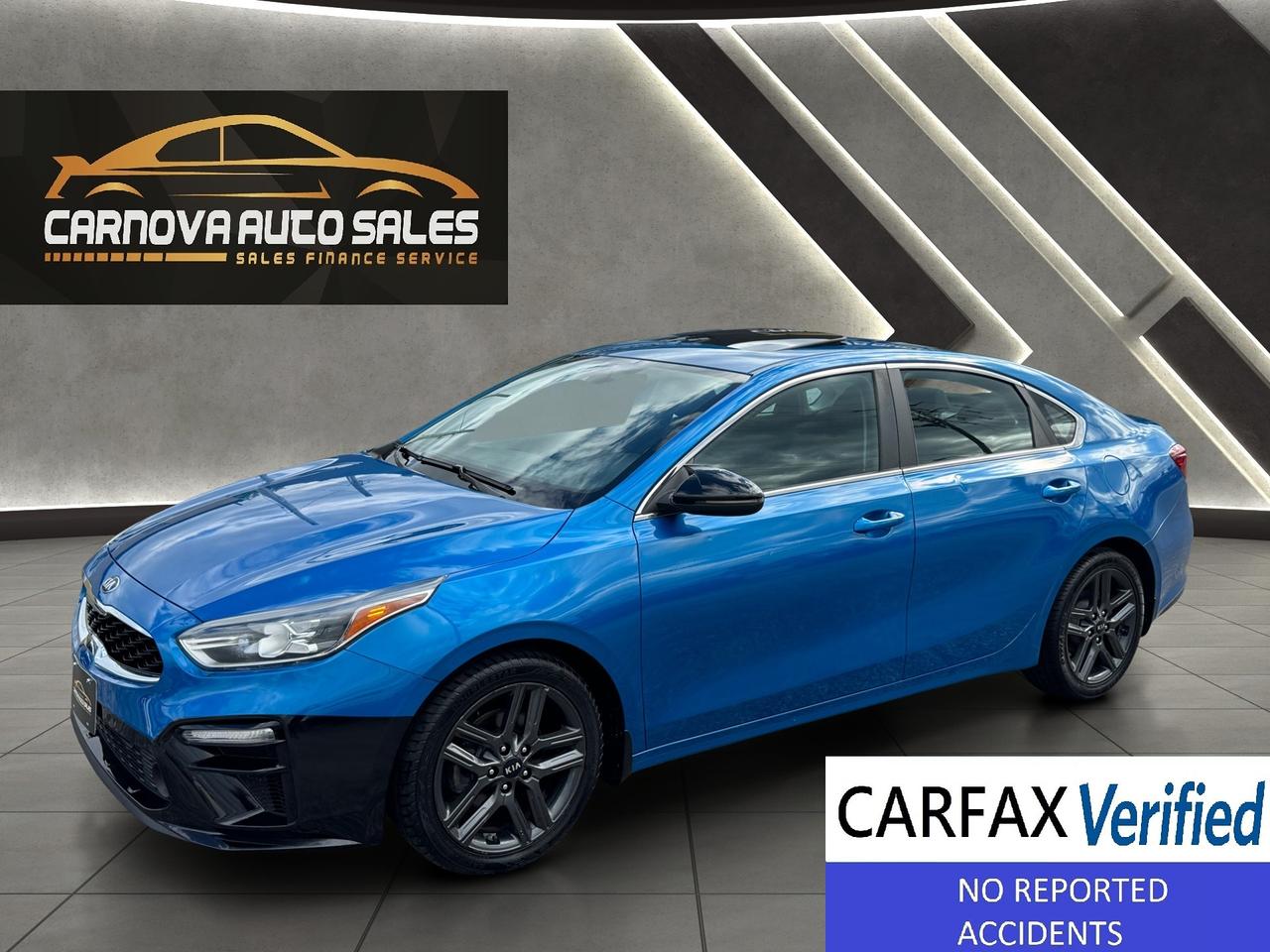 Used 2021 Kia Forte EX+CLEAN CARFAX+Sunroof+Lane Keep+Heated Steering for sale in Windsor, ON