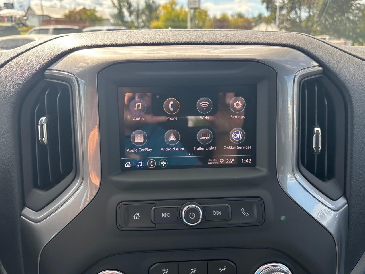 2026 GMC Sierra 1500 Pro New 6 Passenger Crew Cab V8 4X4 Truck with Factory Installed 2 Lift, 7 Diagonal Touch Screen Radio with Wireless Apple CarPlay/Android Auto Photo