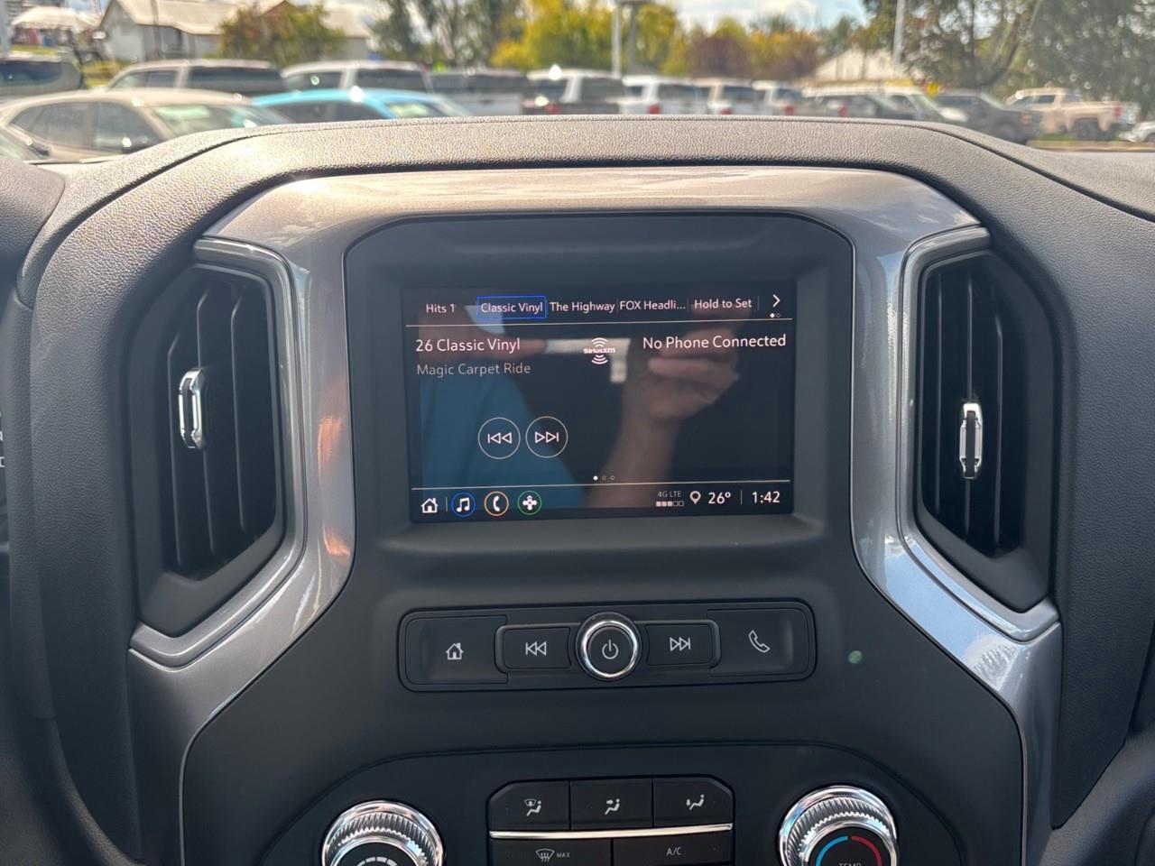2026 GMC Sierra 1500 Pro New 6 Passenger Crew Cab V8 4X4 Truck with Factory Installed 2 Lift, 7 Diagonal Touch Screen Radio with Wireless Apple CarPlay/Android Auto Photo