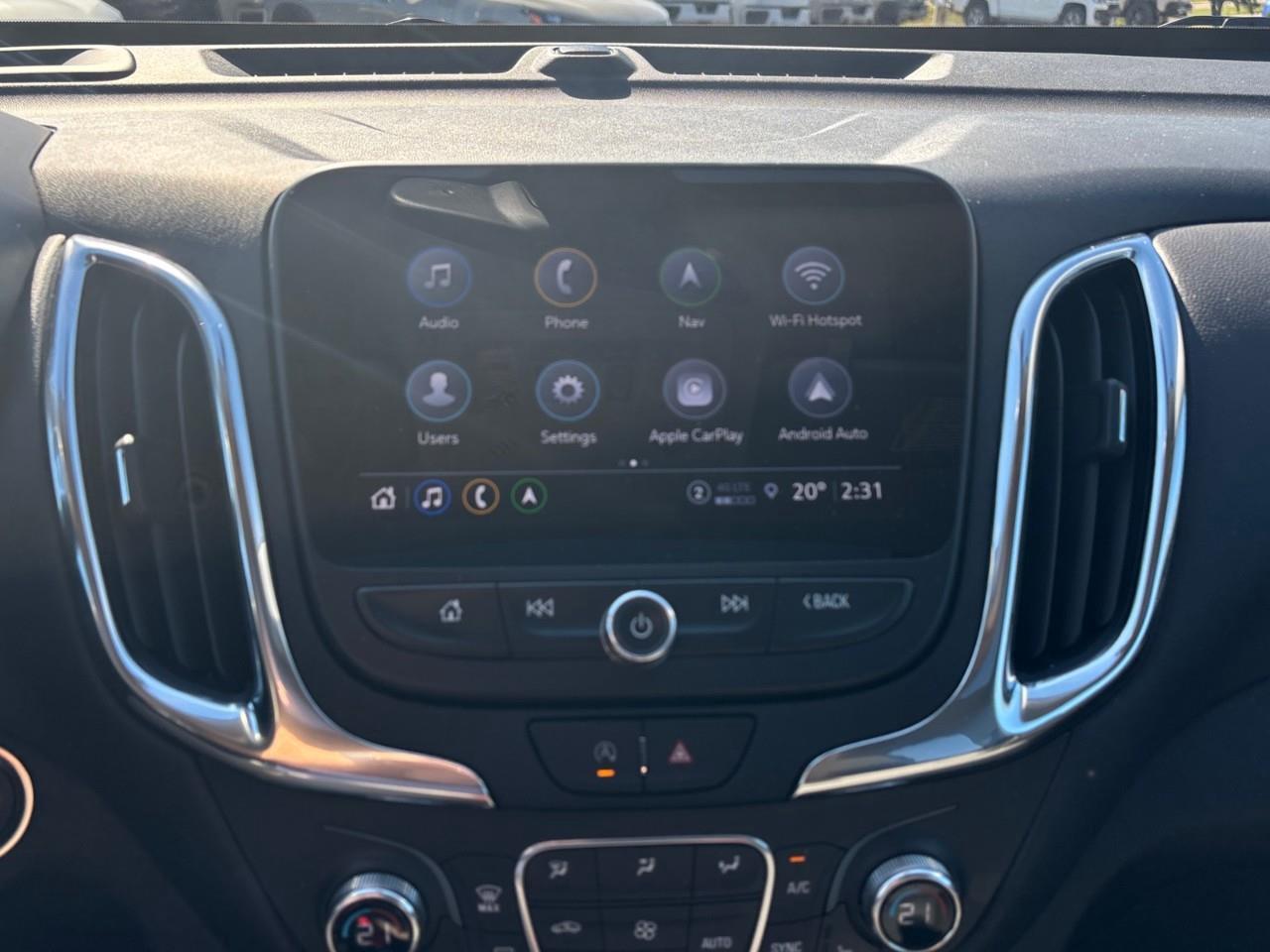 2022 Chevrolet Equinox LT Used 2022 5 Passenger AWD SUV with a Panoramic Sunroof, Adaptive Cruise Control, Power Liftgate, Heated Front Seats, Heated Steering Wheel and a 8 Diagonal Touchscreen Radio with Navigation, Apple Car Photo