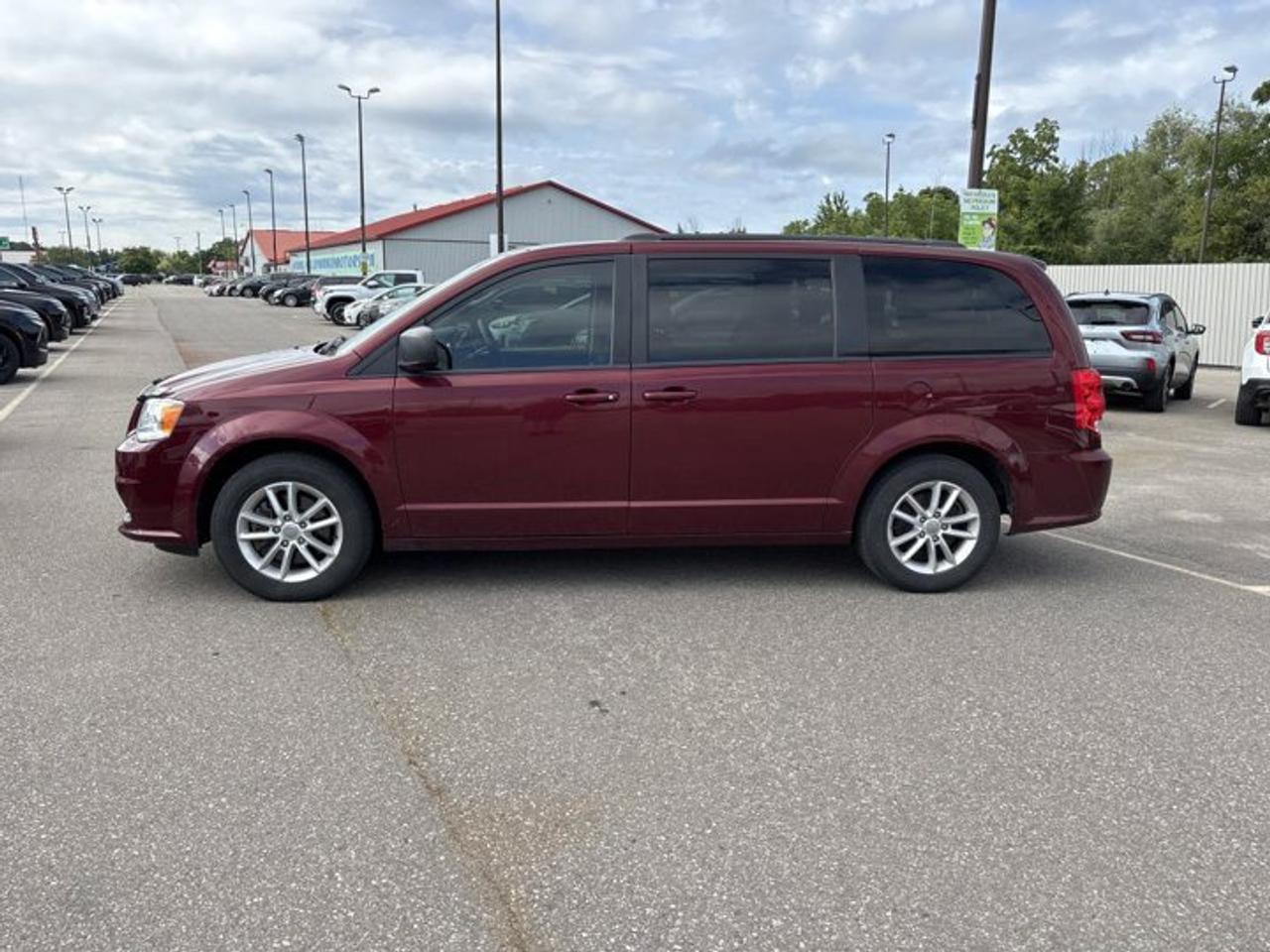 // SINGLE OWNER! //<br /><br />Finished in red with a black interior, this 2019 Dodge Grand Caravan SXT 2WD at Haldimand Motors Ltd. in Cayuga is a practical family minivan with the features drivers want most. It has 90,722 km, a 3.6 L gas engine, and a smooth automatic transmission for easy everyday use.<br /><br />This Dodge Grand Caravan SXT 2WD | One Owner | Rear DVD System Used stands out with proven versatility, a rear DVD entertainment system, navigation, dual-zone climate control, and a backup camera. Four doors, front-wheel drive, and a roomy cabin make it a smart fit for family travel, errands, and weekend getaways.<br /><br />FEATURES OF THE Grand Caravan SXT 2WD | One Owner | Rear DVD System<br />   Rear DVD system for back-seat entertainment<br />   Navigation system helps guide every trip<br />   Dual-zone climate control adds cabin comfort<br />   Backup camera supports easier reversing<br /><br />ADVANCED SAFETY FEATURES<br />   Anti-lock braking system helps controlled stopping<br />   Stability control supports steadier road handling<br />   Backup camera improves visibility when reversing<br />   Multiple airbags add occupant protection<br /><br />PERFORMANCE AND EFFICIENCY<br />   3.6 L gas engine delivers strong power<br />   Six-speed automatic transmission shifts smoothly<br />   Front-wheel drive supports confident daily driving<br />   Power steering helps easy low-speed maneuvers<br /><br />COMFORT AND CONVENIENCE<br />   Front air conditioning keeps cabin comfortable<br />   Dual-zone climate control aids personalized comfort<br />   Power windows add everyday convenience<br />   Cruise control supports relaxed highway travel<br /><br />TECHNONOLGY AND CONNECTIVITY<br />   Steering wheel audio controls aid convenience<br />   Navigation system offers clear route guidance<br />   Rear DVD entertainment helps longer trips<br />   Auto-dimming rearview mirror reduces night glare<br /><br />CARGO SPACE<br />   Minivan design offers flexible cargo room<br />   Four-door layout improves family access<br />   Roof luggage rack adds carrying options<br />   Rear area suits gear and groceries<br /><br />AWARDS & RECOGNITIONS<br />   Best Minivan Value, The Car Guide, 2019<br /><br />WHAT OTHER OWNERS LIKE<br />   Strong V6 power for daily driving<br />   Flexible interior for family hauling needs<br />   Rear entertainment system for happier passengers<br />   Easy controls and simple overall usability<br /><br />The 2019 Dodge Grand Caravan SXT 2WD is well known for delivering the everyday usefulness families need. Its V6 power helps when merging or carrying passengers, while the six-speed automatic keeps the drive smooth. The front-wheel drive layout also makes this minivan easy to handle in changing Ontario conditions.<br /><br />Inside, the 2019 Dodge Grand Caravan SXT 2WD offers the comfort features that matter most. Dual-zone climate control helps keep front occupants happy, while the rear DVD system can make longer drives easier for passengers in back. Power windows, heated mirrors, and electric mirrors add simple convenience to daily ownership.<br /><br />This Dodge Grand Caravan SXT 2WD | One Owner | Rear DVD System Used also brings useful driver assistance and cabin technology. The backup camera helps with parking, the navigation system supports confident travel, and steering wheel audio controls let you keep key functions close at hand. An auto-dimming rearview mirror adds comfort during night driving.<br /><br />For busy families, the 2019 Dodge Grand Caravan SXT 2WD remains a trusted choice because it balances passenger comfort, cargo flexibility, and simple operation. With its red exterior, black interior, single-owner history, and practical feature set, this minivan is ready for school runs, road trips, and everyday life in Cayuga.<br /><br />This 2019 Dodge Grand Caravan SXT 2WD | One Owner | Rear DVD Systems VIN is: 2C4RDGBG6KR607348.<br /><br />WHY CHOOSE US? <br /><br />Honest & Transparent Buying Experience: Weve been a trusted name in business since 1984.<br /><br />STRAIGHTFORWARD PRICING:<br />Our Advertised Price Includes:<br />>>Safety Certification (No separate fee!)<br />>>30-Day 100% Mechanical Warranty<br />>>FREE Carfax History Report.<br />>>No upcharge for paying cash.<br />(Prices Exclude HST and Licensing Fees only.)<br /><br />>>Browse 300+ vehicles all in ONE LOCATION<br /><br />EASY FINANCING: Great rates & open loans<br /><br />WE BUY CARS: Get Top Dollar for your trade-in, or sell us your vehicle for CASH! Even if you dont buy from us!<br /><br />STOP BY TODAY<br />Treat yourself - stop by Haldimand Motors Ltd. located at 42 Talbot St E, Cayuga, ON N0A 1E0 to make this car yours today!<br /><br />https://www.haldimandmotors.com/used/stock-465234.html