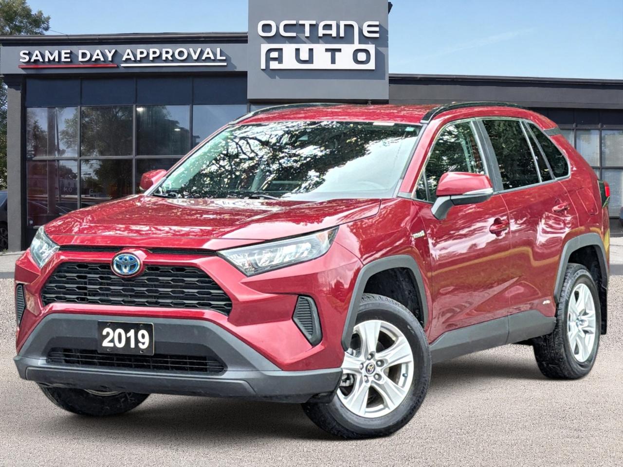 <p>Finance Price $24895 | Cash Price $26395 | Accident free | 2019 Toyota RAV4 LE | Hybrid | AWD | Fuel efficient | Air conditioning | Cruise control | Backup camera | Lane keep assist | Adaptive cruise control | Forward collision warning | Keyless entry | Push-button start | Alloy wheels | LED headlights | Bluetooth connectivity | USB charging ports | Steering wheel audio controls | Power windows | Automatic transmission | Spacious cargo area | Comfortable daily driver | Excellent winter vehicle | Reliable family SUV | Great fuel economy | Reliable Toyota quality</p><p><br>Available Now at Octane Used Cars!<br>1850 Lawrence Ave E, Scarborough, ON M1R 2Y4<br>Call us today to book your test drive!<br><br>CERTIFICATION<br>All our vehicles go through a comprehensive safety inspection that exceeds industry standards. Certification includes a full inspection, oil change, and professional detailing before delivery. Vehicles are not drivable if not certified and not e-tested. A certification package is available for $699. Trade-ins welcome. All vehicles are subject to HST, licensing fees, and a $22 OMVIC fee.<br><br>FINANCING<br>Good credit, bad credit, or no credit we can help. Instant approvals available with flexible plans tailored to your needs. Financing deals are subject to an admin fee.<br><br>WARRANTY<br>This vehicle qualifies for extended warranty options. Our team can help you choose the right coverage.<br><br>PRICE<br>At Octane Used Cars, we offer fair, transparent, no-haggle pricing. We monitor the market to keep our vehicles priced competitively, giving you the best value with a no-pressure buying experience.</p>