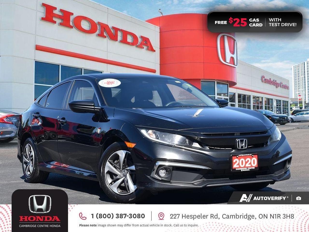 2020 Honda Civic LX HONDA SENSING TECHNOLOGIES | REARVIEW CAMERA | APPLE CARPLAY™/ANDROID AUTO™ Photo