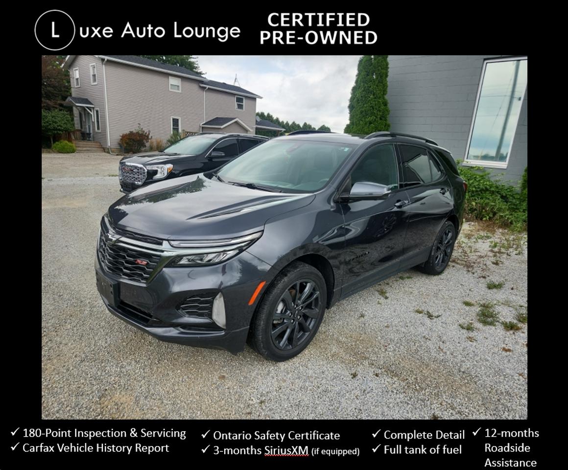 2022 Chevrolet Equinox RS, LOW KM'S, BOSE STEREO, 360 CAMERA & MORE!!
