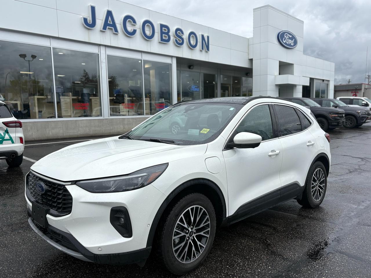 Blue (Azure Grey Met Tri-Coat) 2023 Ford Escape Hybrid Plug-in SUV / Crossover Front-Wheel Drive Continuously Variable Transmission