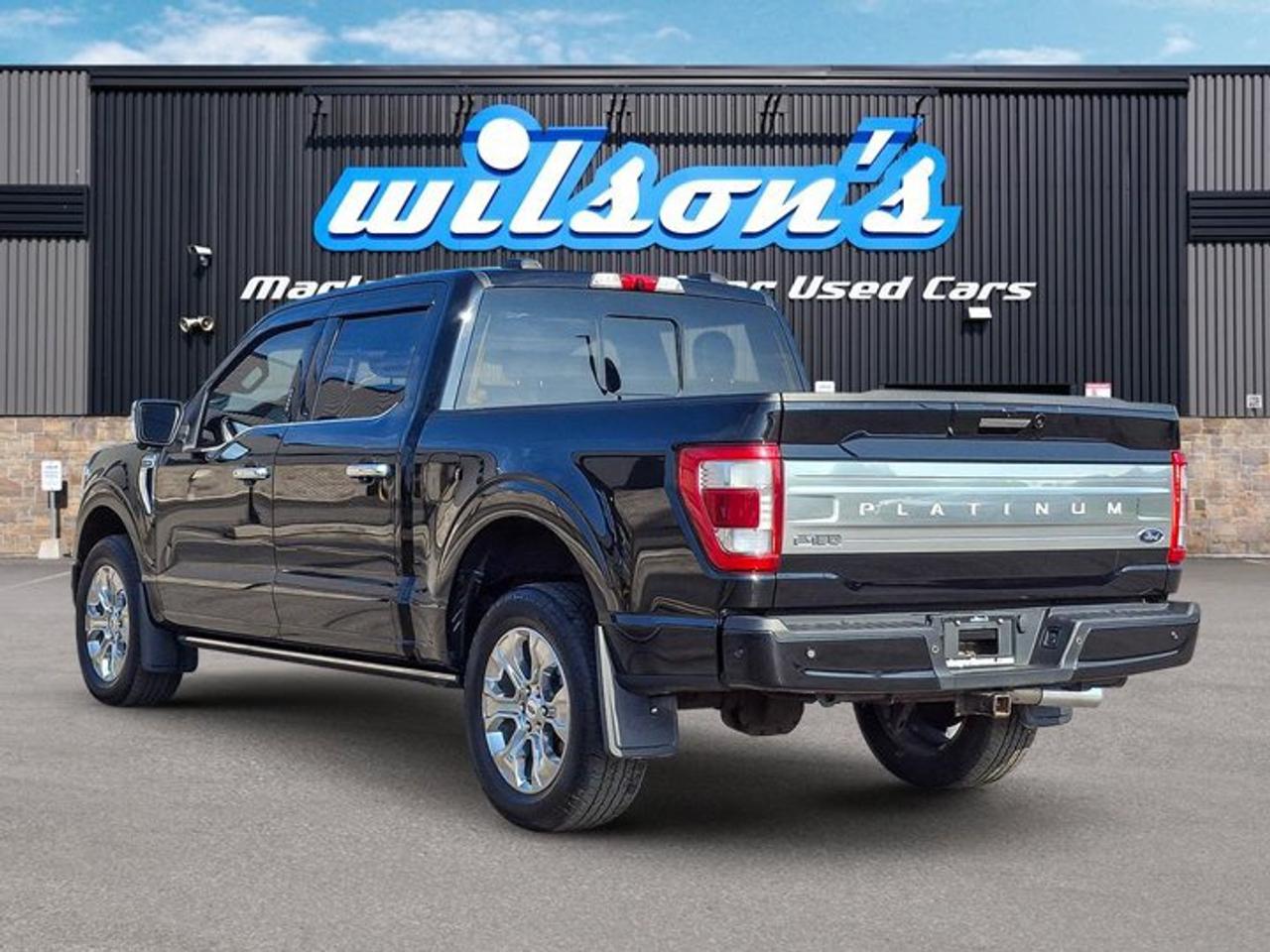 2021 Ford F-150 Platinum Crew 4x4 | 5.0L V8!! | FX4 | Leather | Sunroof | Tow Pkg | Heated + Cooled Seats and More ! Photo