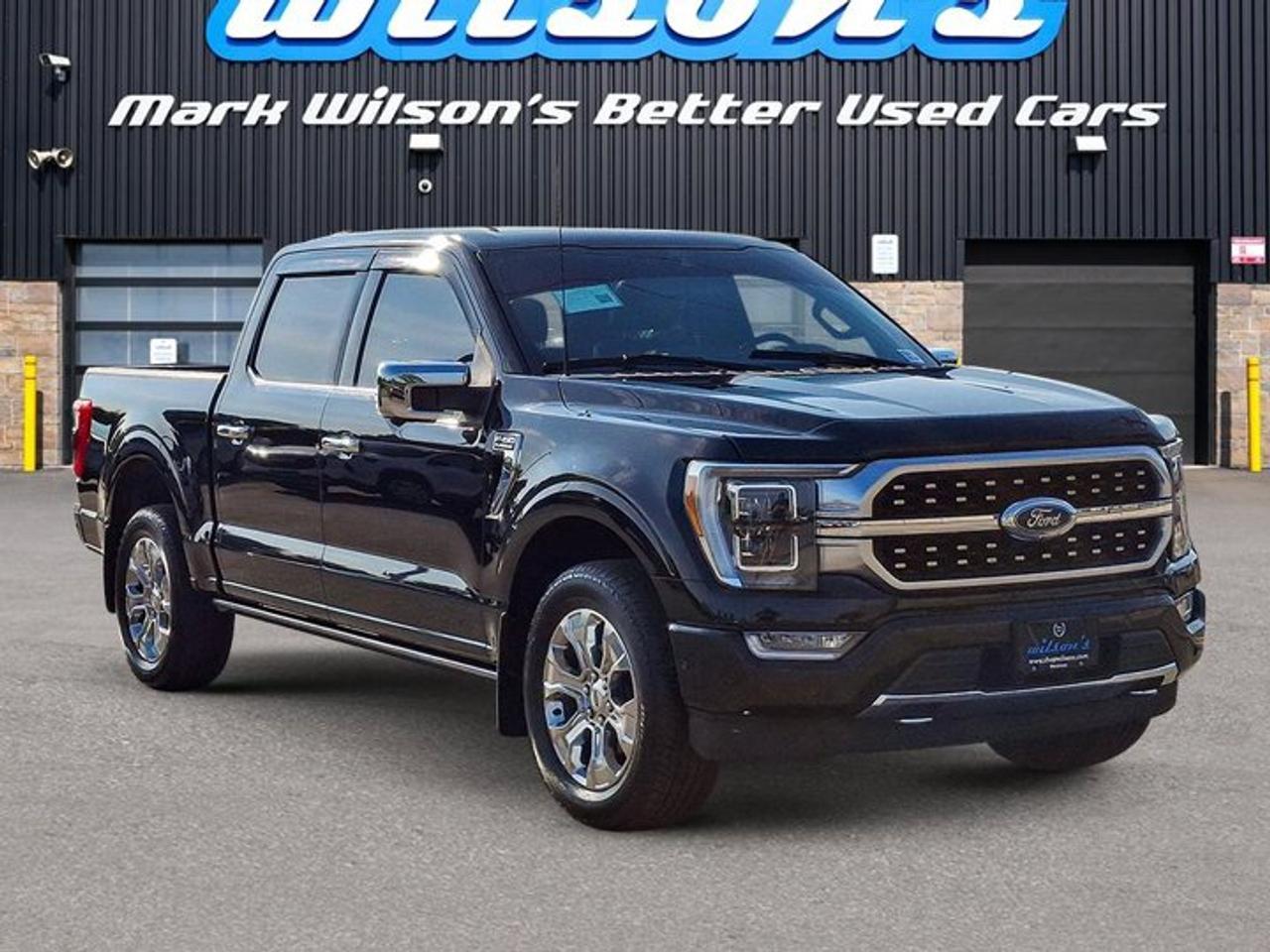 2021 Ford F-150 Platinum Crew 4x4 | 5.0L V8!! | FX4 | Leather | Sunroof | Tow Pkg | Heated + Cooled Seats and More ! Photo