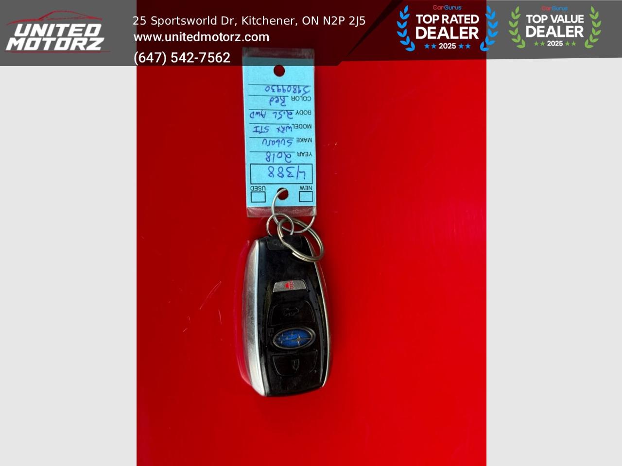 2018 Subaru WRX STI SPORT-TECH AWD 2.5L~CERTIFIED~ Photo