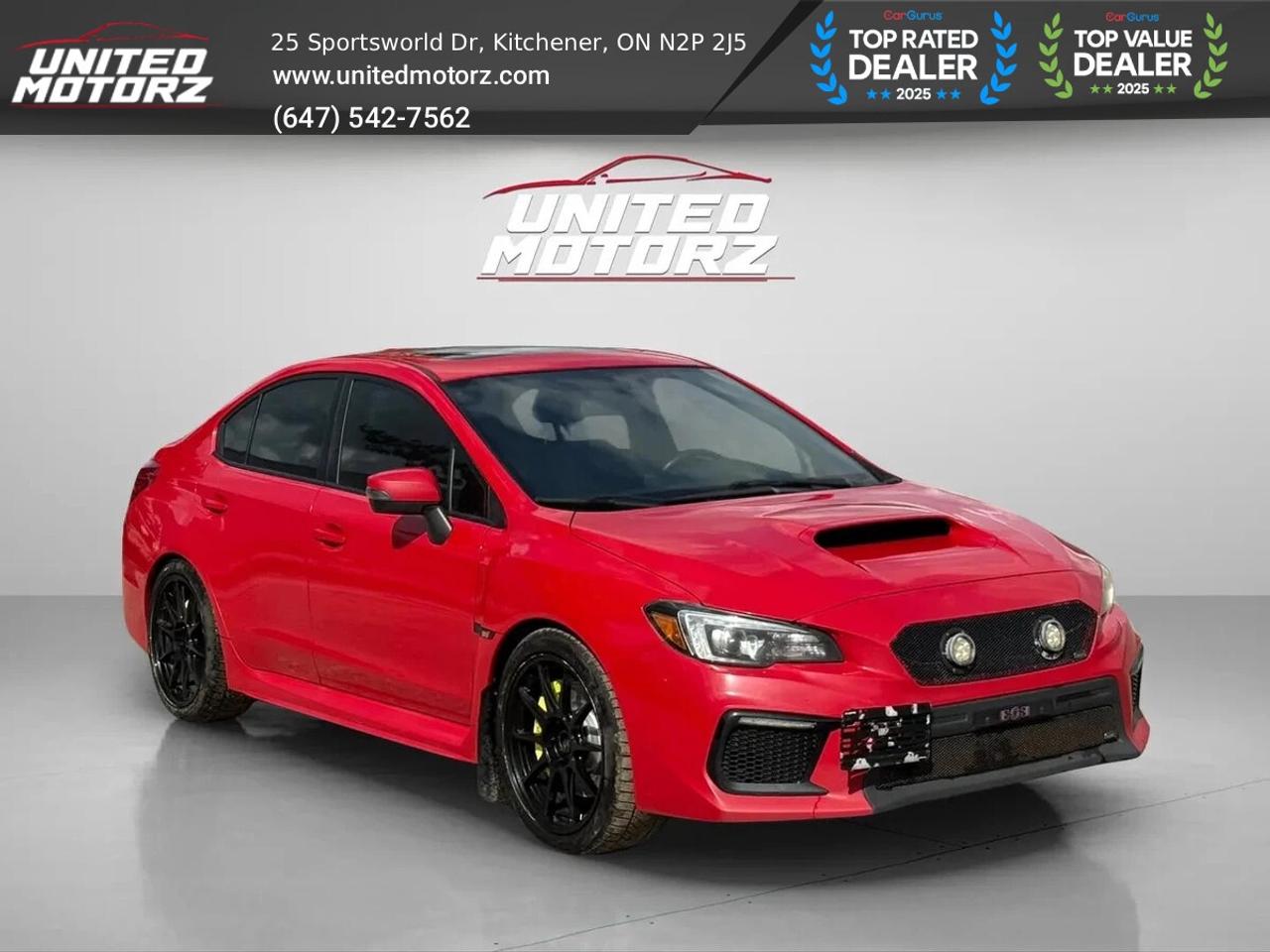 2018 Subaru WRX STI SPORT-TECH AWD 2.5L~CERTIFIED~ Photo3