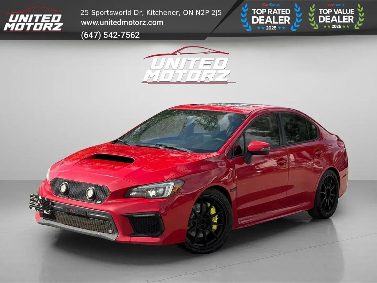 2018 Subaru WRX STI SPORT-TECH AWD 2.5L~CERTIFIED~ Photo1