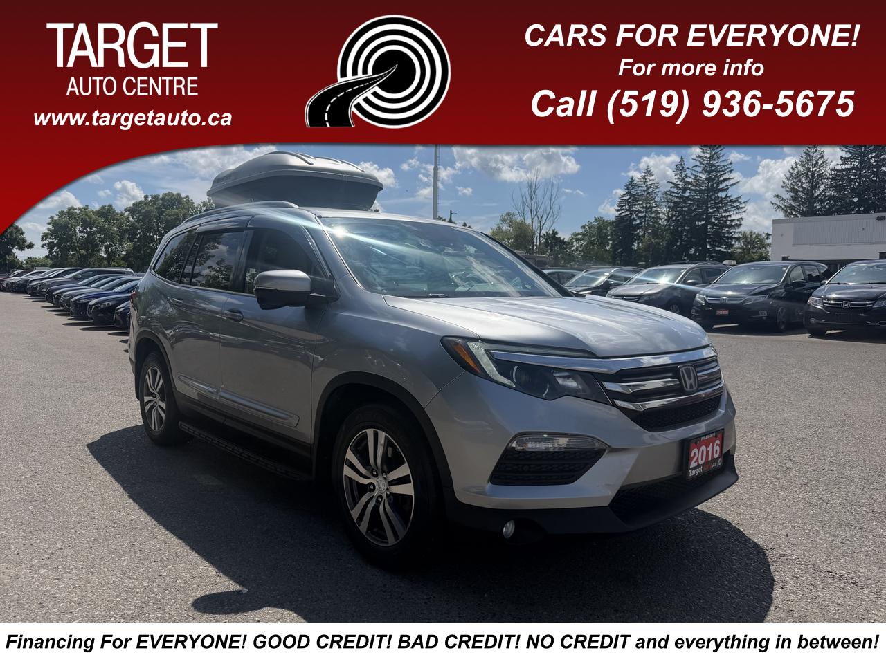 Silver 2016 Honda Pilot SUV / Crossover All-Wheel Drive Automatic