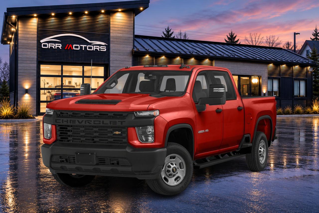 Red 2021 Chevrolet Silverado 2500HD Pickup Truck Four-Wheel Drive 6-Speed Automatic