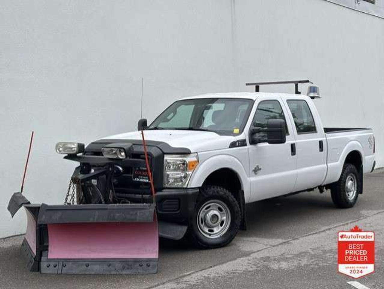 2013 Ford F-250 4WD 6.7L POWER STROKE DIESEL-WESTERN V SNOW PLOW!! Photo