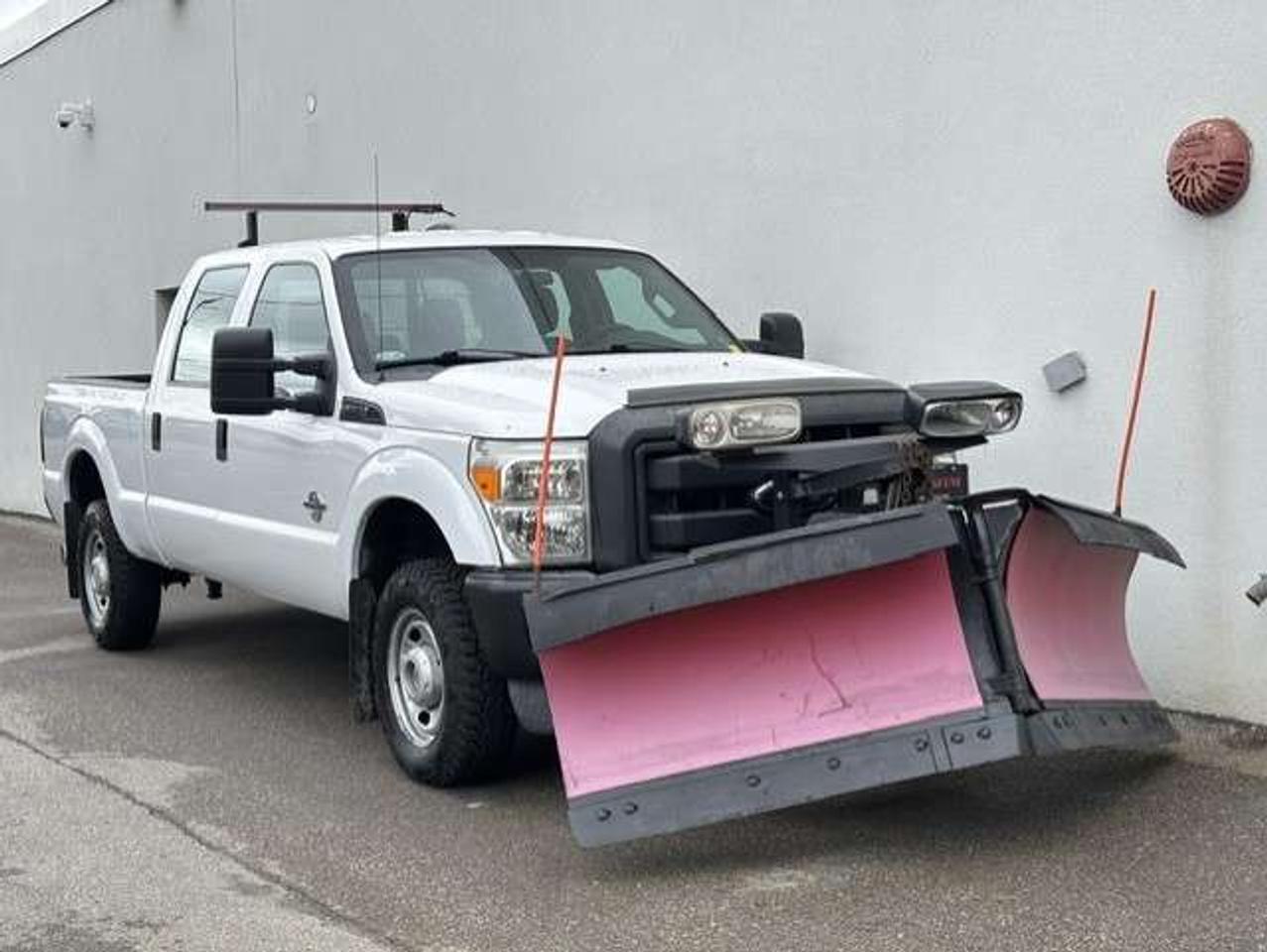 2013 Ford F-250 4WD 6.7L POWER STROKE DIESEL-WESTERN V SNOW PLOW!! Photo