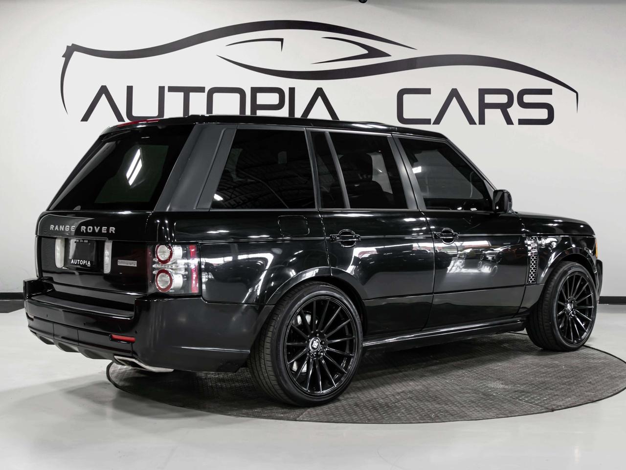 2012 Land Rover Range Rover SC AUTOBIOGRAPHY REAR DVD NAVI RED INT REAR CAM Photo3