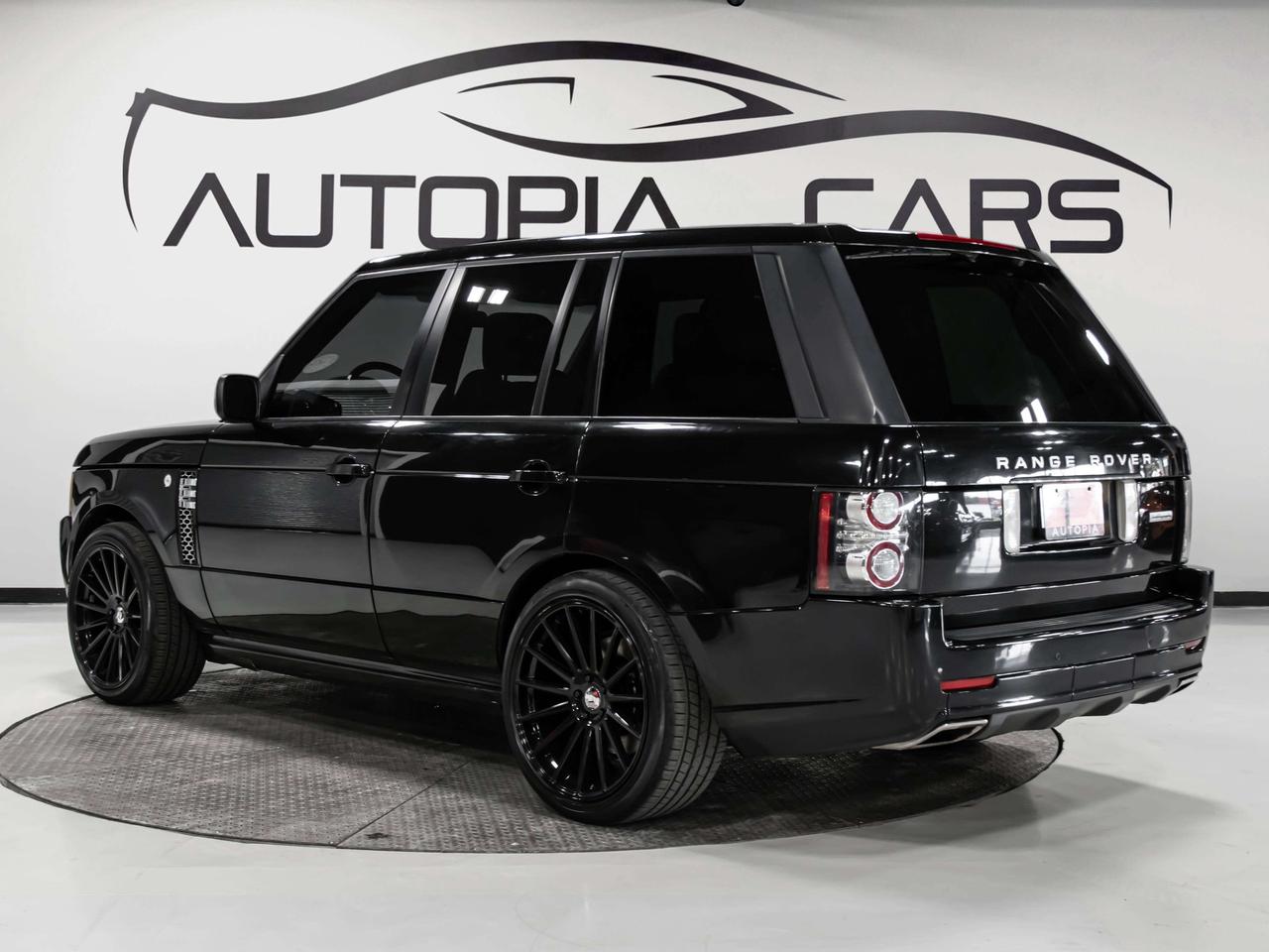 2012 Land Rover Range Rover SC AUTOBIOGRAPHY REAR DVD NAVI RED INT REAR CAM Photo