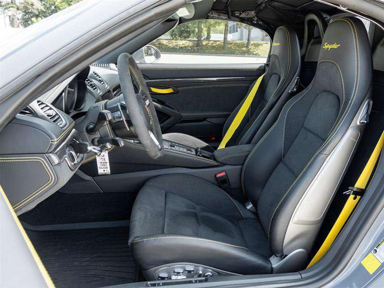 2023 Porsche 718 Spyder CPO PDK Porsche Ceramic Composite Brakes Adaptive Sport Seats Plus LED Headlights incl. Porsche Dyna Photo
