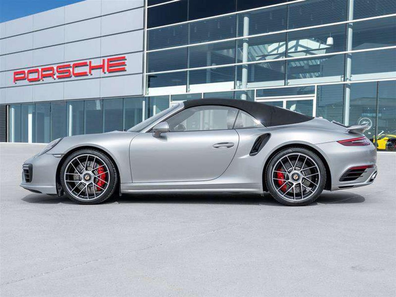 2018 Porsche 911 Turbo Cabriolet Porsche Entry & Drive 20 911 Turbo S Wheels Front Axle Lift System Extended Deviate Photo