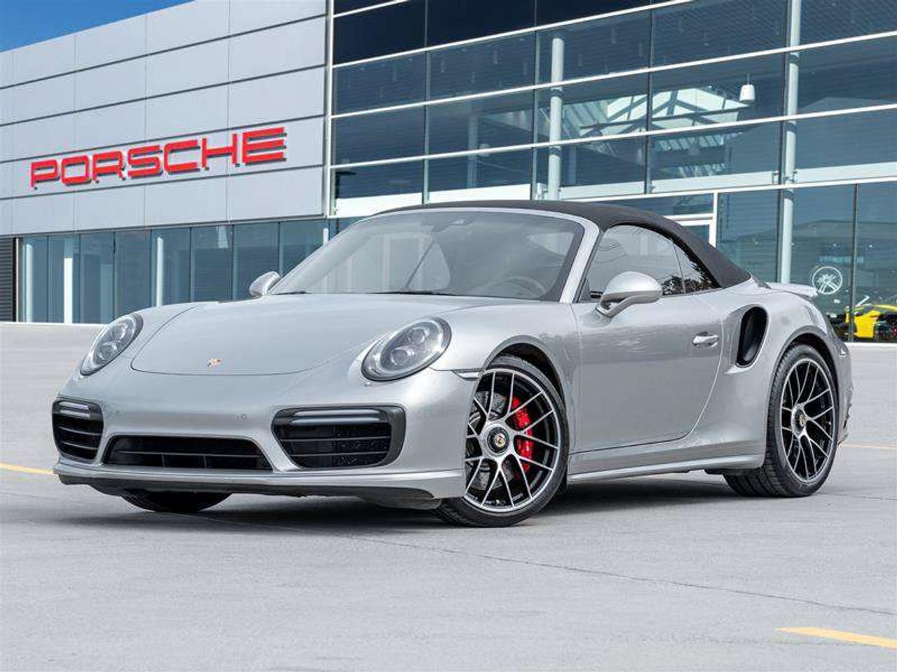 2018 Porsche 911 Turbo Cabriolet Porsche Entry & Drive 20 911 Turbo S Wheels Front Axle Lift System Extended Deviate Photo1