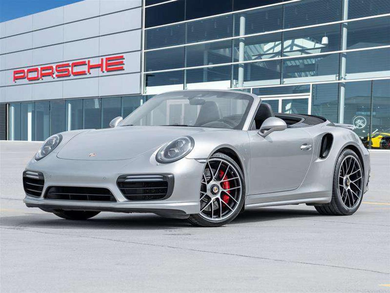 2018 Porsche 911 Turbo Cabriolet Porsche Entry & Drive 20 911 Turbo S Wheels Front Axle Lift System Extended Deviate Photo