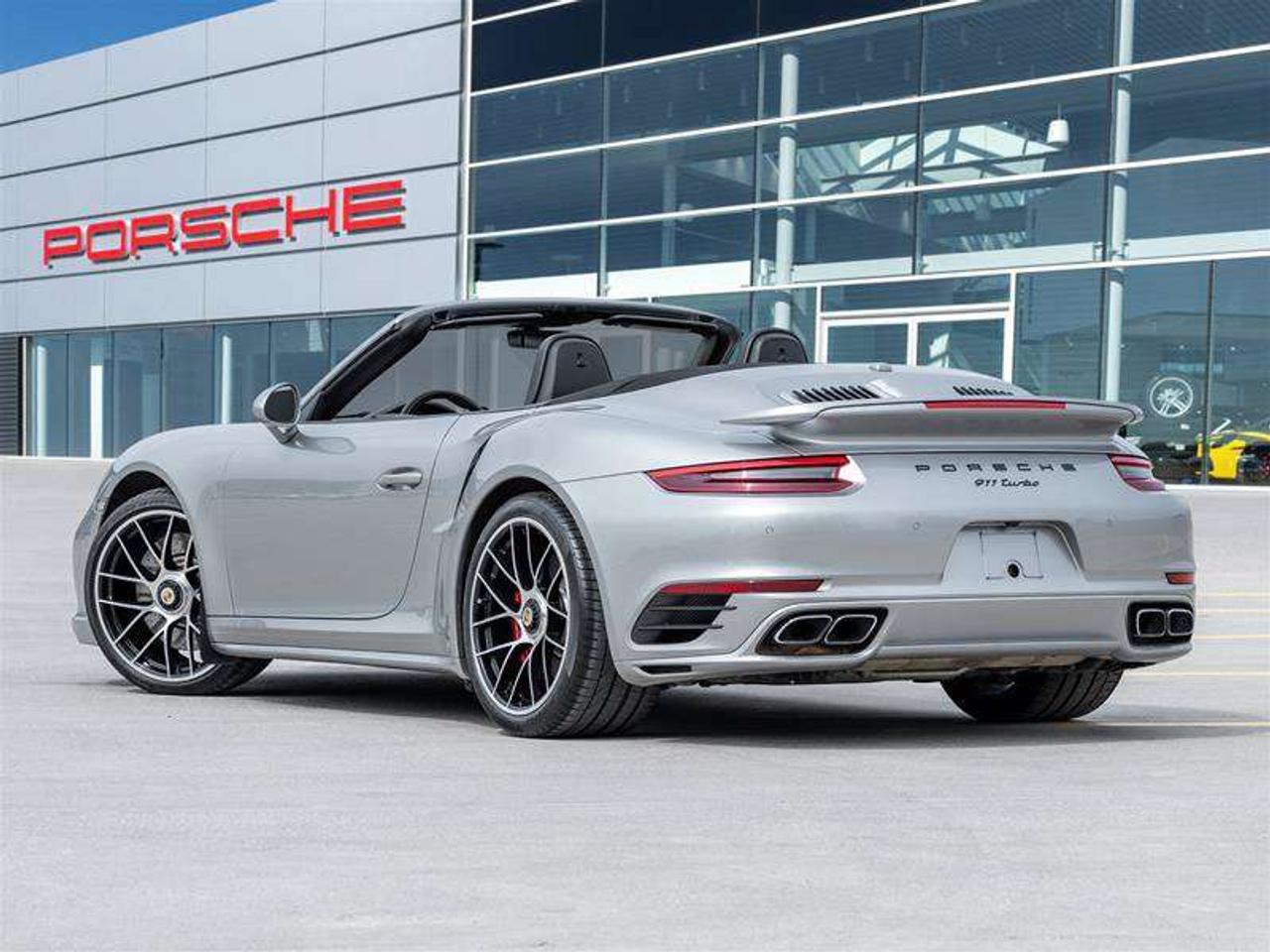 2018 Porsche 911 Turbo Cabriolet Porsche Entry & Drive 20 911 Turbo S Wheels Front Axle Lift System Extended Deviate Photo