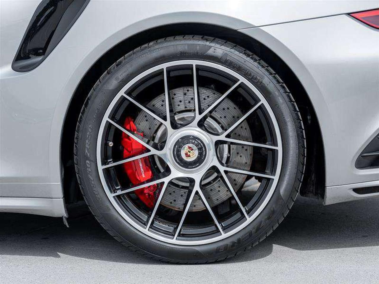 2018 Porsche 911 Turbo Cabriolet Porsche Entry & Drive 20 911 Turbo S Wheels Front Axle Lift System Extended Deviate Photo