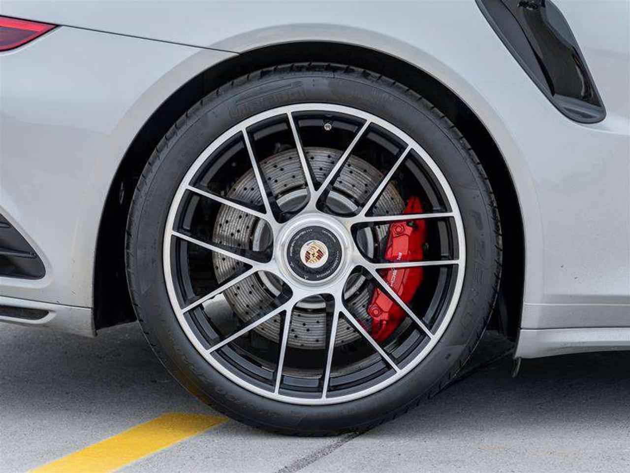 2018 Porsche 911 Turbo Cabriolet Porsche Entry & Drive 20 911 Turbo S Wheels Front Axle Lift System Extended Deviate Photo