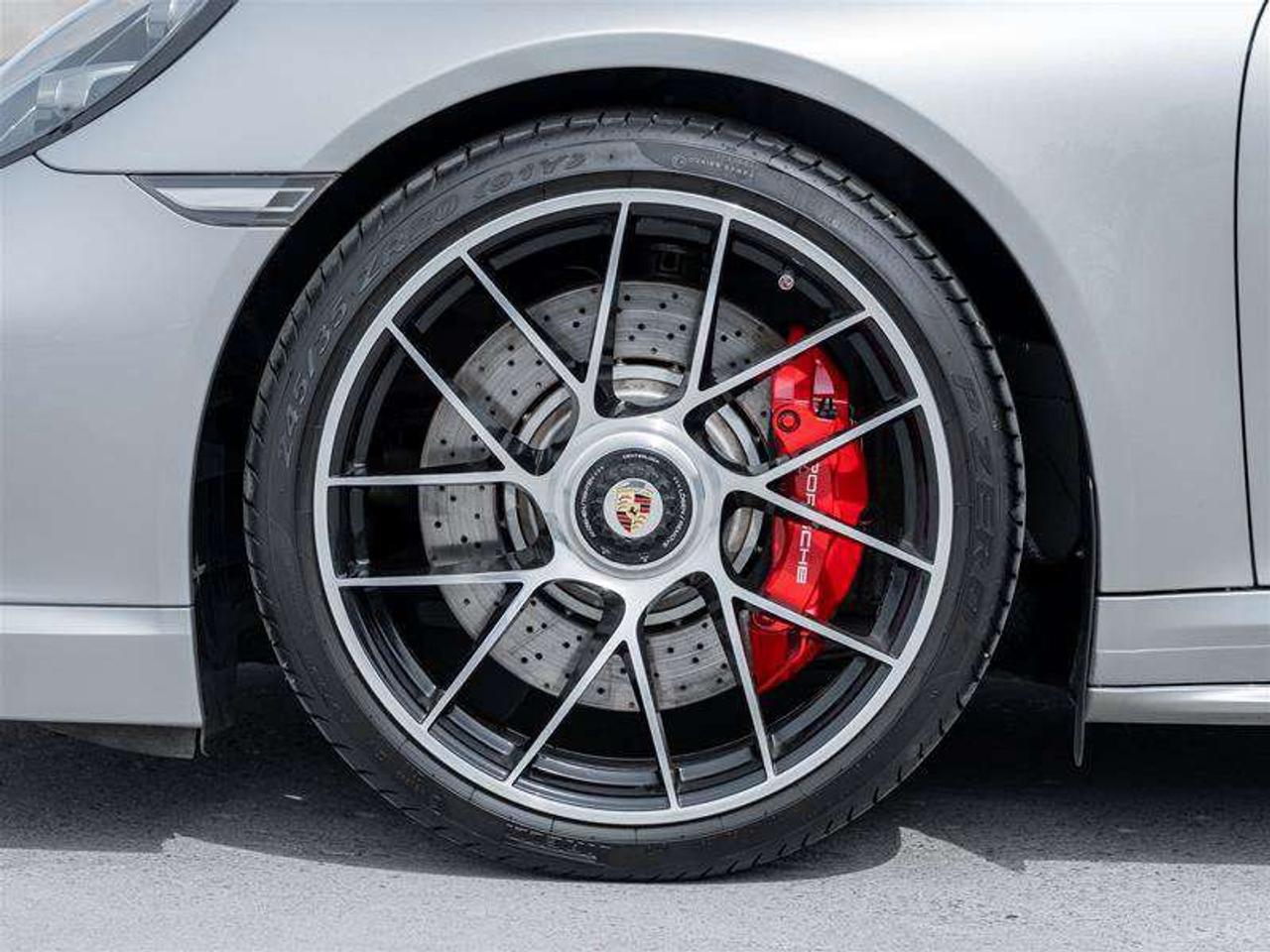 2018 Porsche 911 Turbo Cabriolet Porsche Entry & Drive 20 911 Turbo S Wheels Front Axle Lift System Extended Deviate Photo