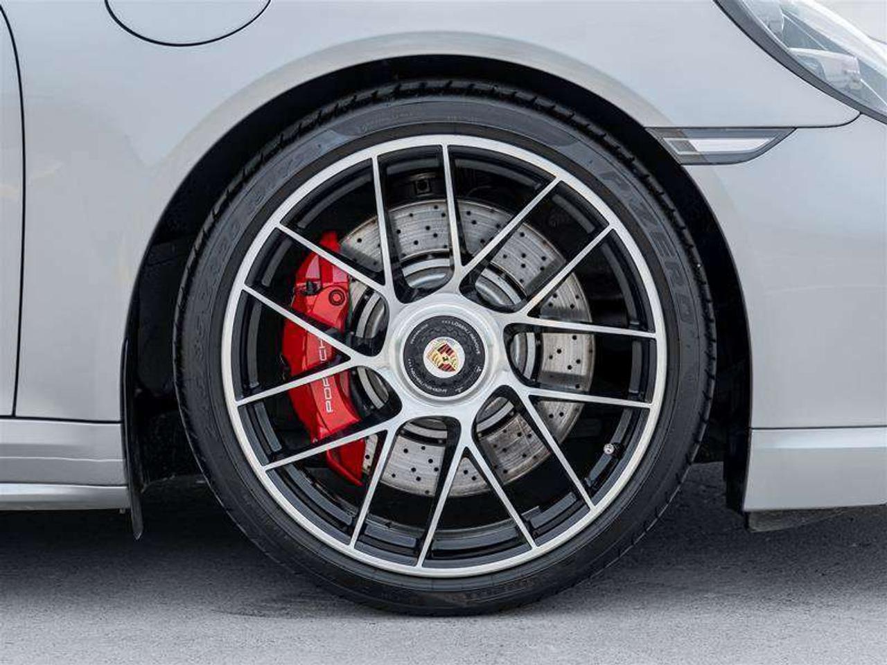 2018 Porsche 911 Turbo Cabriolet Porsche Entry & Drive 20 911 Turbo S Wheels Front Axle Lift System Extended Deviate Photo