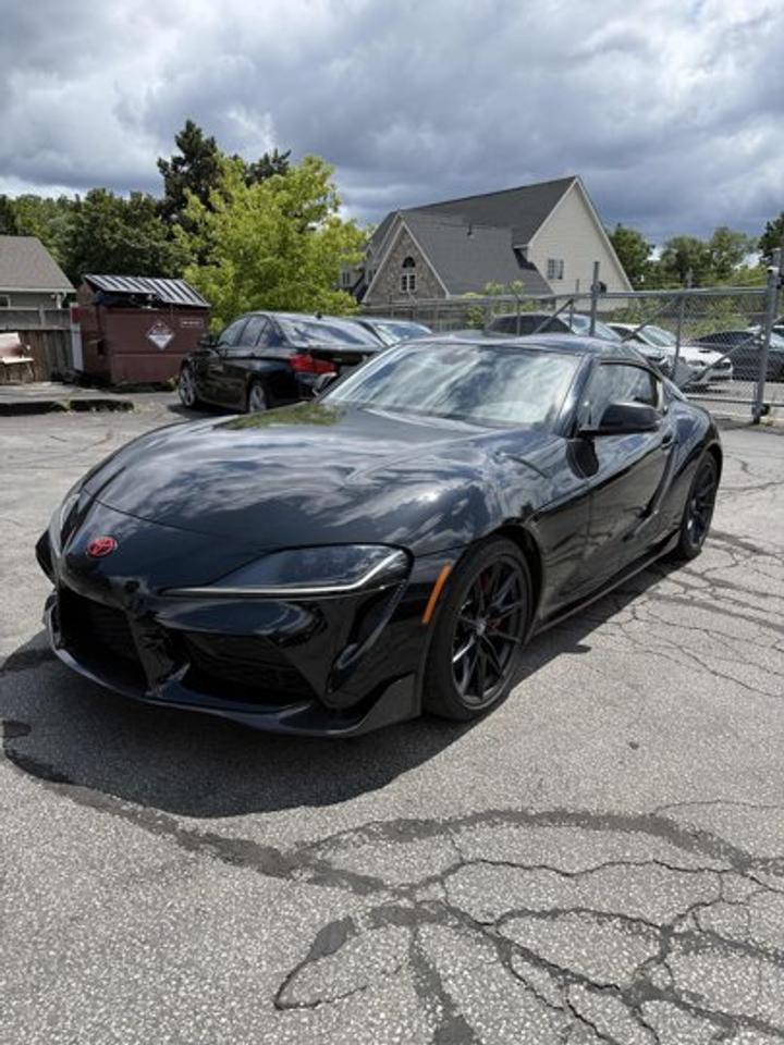 Come see this certified 2023 Toyota GR Supra 3.0L | Manual | Leather | JBL Audio | Heated Seats | HUD | Wireless CarPlay | Memory Seats & More !. Its Automatic transmission and 3.0 L engine will keep you going. This Toyota GR Supra has the following options: Leather, Heads Up Display, Apple Car Play, Air Conditioning, Heated Seats, Tilt Steering Wheel, Steering Radio Controls, Power Windows, Power Locks, and Memory Seat Position. Test drive this vehicle at Mark Wilsons Better Used Cars, 5055 Whitelaw Road, Guelph, ON N1H 6J4.MASSIVE SELECTION: 500+ vehicles in ONE LOCATION, all Live Market Priced for the best value!STRAIGHTFORWARD & TRANSPARENT PRICING: Our Advertised Price INCLUDES:Safety Certification! (No separate certification fee upcharge).FREE Carfax History Report!NO upcharge for paying cash!CONFIDENCE & PEACE OF MIND: 30-Day/3,000 km Warranty INCLUDED! Plus a 5-Day Exchange Privilege!*EASY FINANCING: Better-than-bank rates, $0 Down, and 3 Months No Payments available OAC. BAD CREDIT APPROVED HERE!WE BUY CARS: Get Top Dollar for your trade, or sell us your vehicle for CASH even if you dont buy ours!www.shopwilsons.comAn Honest, Transparent Buying Experience. Trusted in business since 1961!(Cash Prices Exclude HST and Licensing Fees only.)