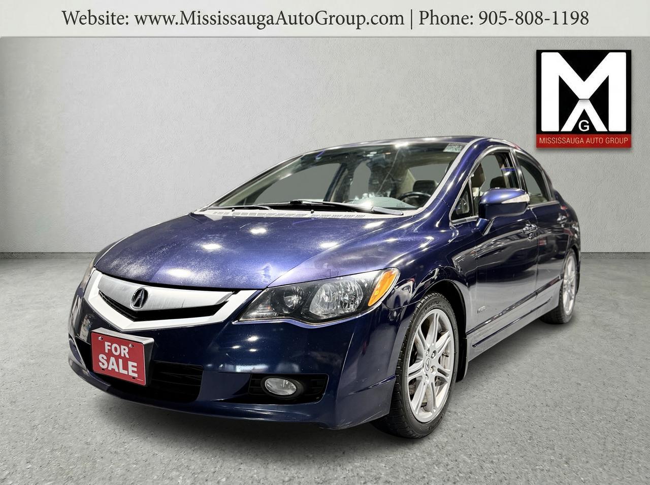 Blue 2010 Acura CSX Sedan Continuously Variable Transmission