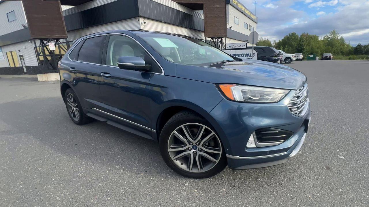 2019 Ford Edge Titanium AWD, HEATED LEATHER SEATS, NAV, REVERSE CAM, MOONROOF, POWER LIFTGATE!! Photo5