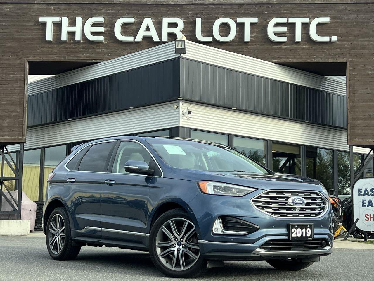 2019 Ford Edge Titanium AWD, HEATED LEATHER SEATS, NAV, REVERSE CAM, MOONROOF, POWER LIFTGATE!! Photo0