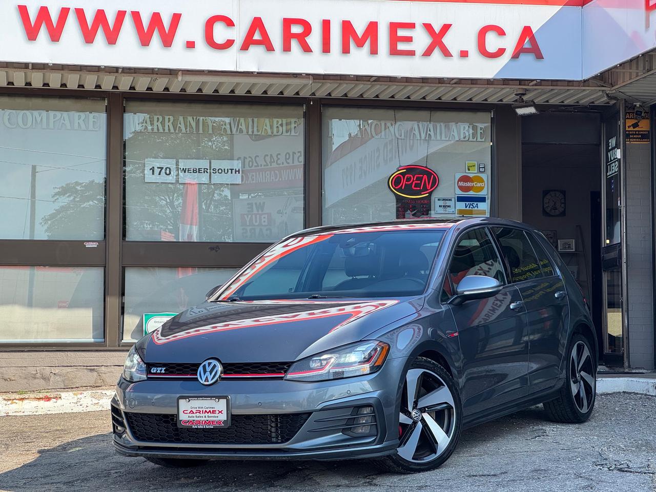 2018 Volkswagen Golf GTI 5-Door Autobahn Leather | Sunroof | NAVI | BSM Photo0