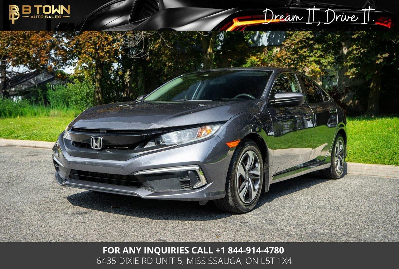 <strong>2020 Honda Civic LX Manual</strong>




<span>Finished in </span><span>Grey</span><span>, this </span><span>2020 Honda Civic LX</span><span> offers Honda reliability, excellent fuel efficiency, and an engaging </span><span>6-speed manual transmission</span><span>. Comfortable, practical, and easy to drive, it makes an excellent choice for everyday commuting.&nbsp;</span><span>Powered by a </span><span>2.0L i-VTEC 4-Cylinder engine producing 158 horsepower</span><span>, paired with a </span><span>6-Speed Manual Transmission</span><span> and front-wheel drive.</span>




<strong>Key Features & Options</strong>

<ul>
<li><span>2.0L i-VTEC 4-Cylinder Engine</span></li>
<li><span>6-Speed Manual Transmission</span></li>
<li><span>Front-Wheel Drive</span></li>
<li><span>Heated Front Seats</span></li>
<li><span>Automatic Climate Control</span></li>
<li><span>Multi-Angle Rearview Camera</span></li>
<li><span>Bluetooth Connectivity</span></li>
<li><span>Steering Wheel Audio Controls</span></li>
<li><span>Cruise Control</span></li>
<li><span>Power Windows & Door Locks</span></li>
<li><span>LED Daytime Running Lights</span></li>
<li><span>Honda Sensing&reg;</span></li>
<li><span>Collision Mitigation Braking System</span></li>
<li><span>Lane Keeping Assist</span></li>
<li><span>Road Departure Mitigation</span></li>
<li><span>Adaptive Cruise Control</span></li>
</ul>






<strong>At B-Town Auto Tricity, each vehicle undergoes a comprehensive inspection to ensure exceptional quality and performance. We proudly serve customers across the Greater Toronto Area and beyond, offering competitive financing, trade-ins, and nationwide shipping.</strong>




<strong>$999 FINANCING FEES APPLY.</strong>




<strong>Special Financing Price: $18,888</strong>

<strong>Cash Price: $20,388</strong>




<strong>Thank you for choosing B-Town Auto Tricity.</strong>