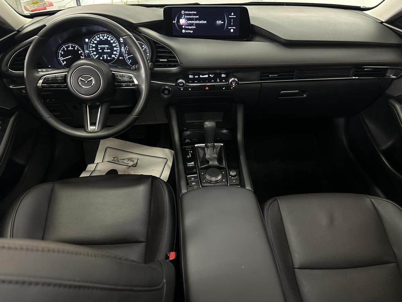 2025 Mazda MAZDA3 GT/AUTO/LEATHER/ROOF/NAVI/BLACK ON BLACK! Photo