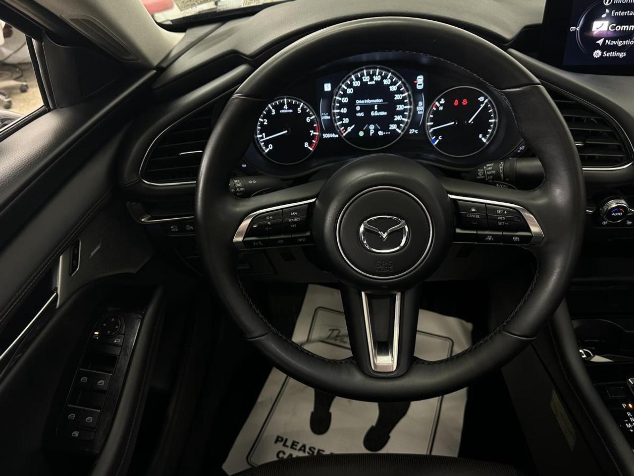 2025 Mazda MAZDA3 GT/AUTO/LEATHER/ROOF/NAVI/BLACK ON BLACK! Photo