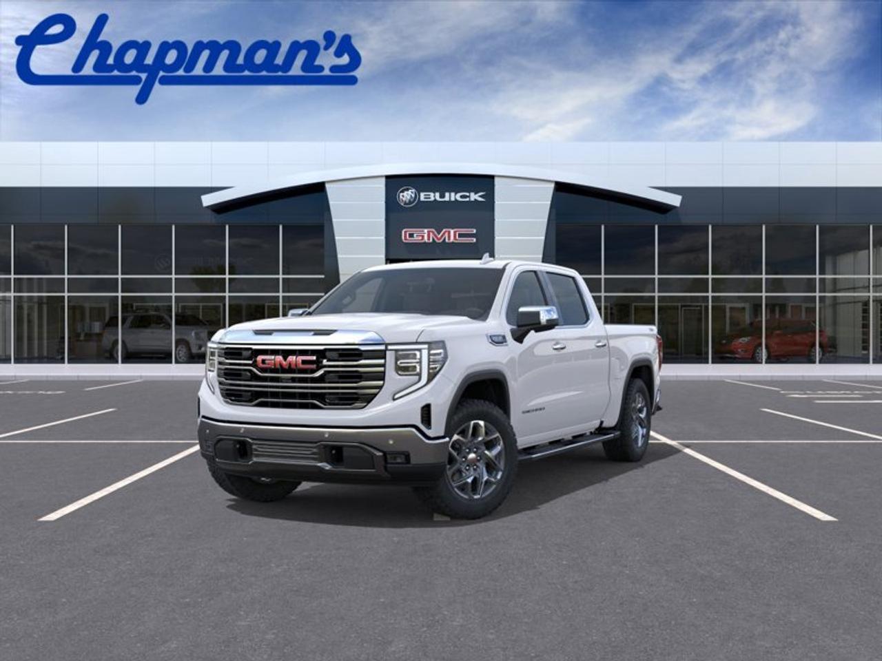 Meet the brand new 2026 GMC Sierra Short Box Crew Cab at Chapman Chevrolet Buick GMC in Killarney. Finished in White with a Black interior, this full-size truck pairs bold capability with everyday ease. Its 5.3L V8 gas engine and automatic transmission deliver confident power for work, travel, and weekend hauling.

Built for drivers who want strength without giving up comfort, the 2026 GMC Sierra Short Box Crew Cab offers a practical short box, roomy crew cab layout, and proven V8 performance. The included engine block heater also adds welcome cold-weather readiness for Manitoba mornings and demanding Canadian winters.

FEATURES OF THE Sierra Short Box Crew Cab
»» Short box supports easy urban manoeuvring
»» Crew cab adds roomy rear seating
»» White exterior looks clean and classic
»» V8 power suits work and travel

TRUCK FEATURES
»» 5.3L V8 delivers confident hauling strength
»» Short box balances cargo room well
»» Crew cab supports passenger comfort
»» Automatic transmission helps smooth towing response

ADVANCED SAFETY FEATURES
»» Strong truck design supports occupant protection
»» Large cabin layout helps outward visibility
»» Four-wheel disc braking supports control
»» Stability support helps composed road manners

PERFORMANCE AND EFFICIENCY
»» 5.3L V8 offers proven truck power
»» Automatic transmission delivers smooth shifting
»» Gas engine supports dependable daily use
»» Engine block heater aids cold starts

COMFORT AND CONVENIENCE
»» Crew cab provides generous passenger room
»» Black interior offers a clean look
»» Full-size cabin suits long highway drives
»» Easy entry supports daily practicality

TECHNOLOGY AND CONNECTIVITY
»» Driver information display keeps data visible
»» Clear controls support easy operation
»» Automatic transmission simplifies daily driving tasks
»» Modern cabin layout feels user-friendly

CARGO SPACE
»» Short box handles tools and gear
»» Pickup bed supports everyday hauling needs
»» Crew cab keeps cabin storage flexible
»» Useful bed size suits mixed duties

WHAT OTHER OWNERS LIKE
»» V8 power for confident acceleration
»» Crew cab space for family use
»» Short box practicality for daily tasks
»» Smooth ride for a full-size truck

The brand new 2026 GMC Sierra Short Box Crew Cab is a smart choice for drivers who need real truck capability with comfort for daily life. Its strong V8, practical short box, and spacious crew cab make it ready for job sites, road trips, and busy family schedules.

Chapman Chevrolet Buick GMC in Killarney is proud to offer this new 2026 GMC Sierra Short Box Crew Cab to shoppers who value dependable performance and honest utility. With its White exterior, Black interior, automatic transmission, and engine block heater, this truck is equipped with the essentials that matter most.

This 2026 GMC Sierra Short Box Crew Cabs VIN is: 1GTUUDED0TZ485281.