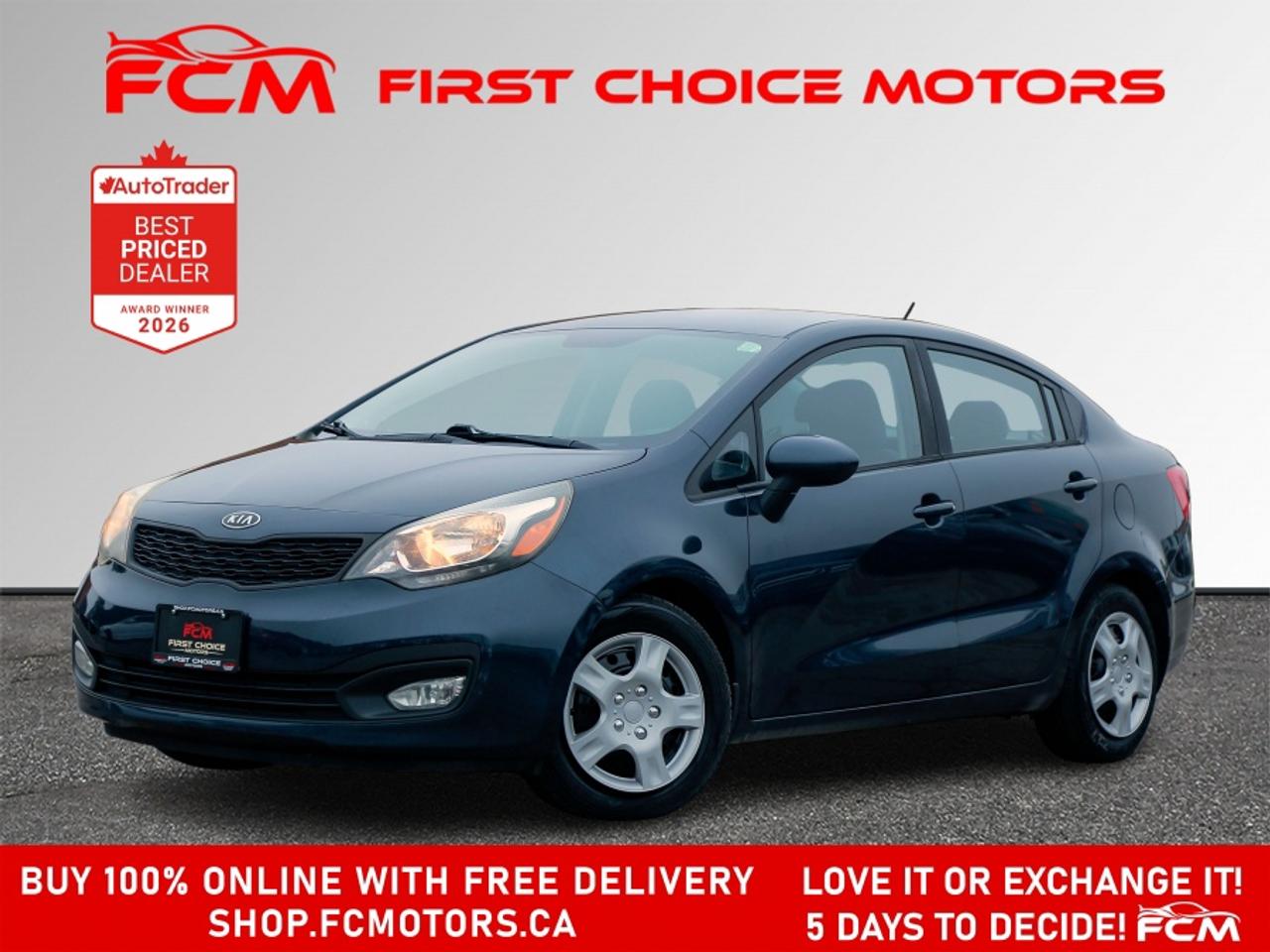 2013 Kia Rio LX | FULLY CERTIFIED WITH WARRANTY Photo0