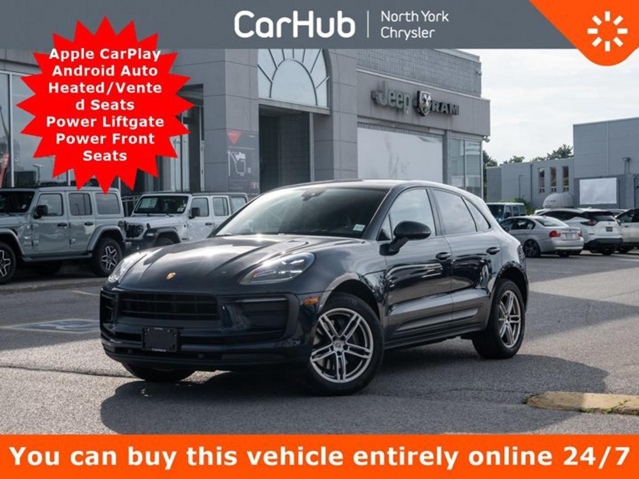Used 2023 Porsche Macan Apple CarPlay Android Auto Heated/Vented Seats Power Liftgate Power Front Seats for sale in Thornhill, ON