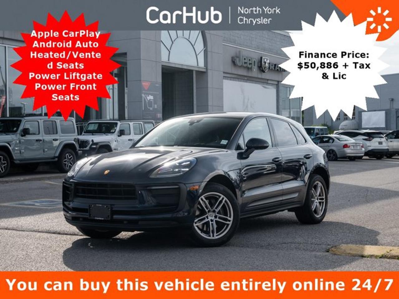 2023 Porsche Macan Apple CarPlay Android Auto Heated/Vented Seats Power Liftgate Power Front Seats Photo0