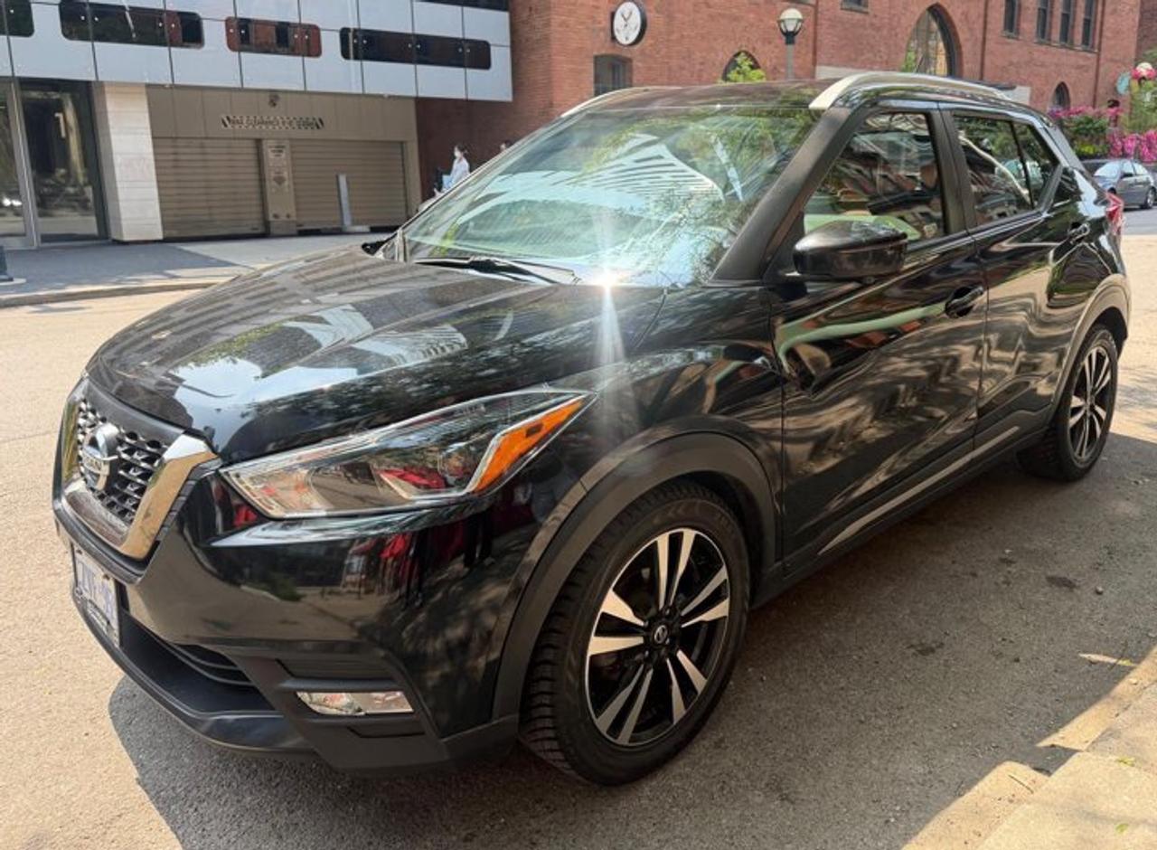 Come see this certified 2019 Nissan Kicks SR | Leather | Heated Seats | Remote Start | 360 Cam | Keyless Entry & More !. Its Automatic transmission and 1.6 L engine will keep you going. This Nissan Kicks comes equipped with these options: Remote Start, Leather, Air Conditioning, 360 Camera, Heated Seats, Tilt Steering Wheel, Steering Radio Controls, Power Windows, Power Locks, and Keyless Entry. Test drive this vehicle at Mark Wilsons Better Used Cars, 5055 Whitelaw Road, Guelph, ON N1H 6J4.MASSIVE SELECTION: 500+ vehicles in ONE LOCATION, all Live Market Priced for the best value!STRAIGHTFORWARD & TRANSPARENT PRICING: Our Advertised Price INCLUDES:Safety Certification! (No separate certification fee upcharge).FREE Carfax History Report!NO upcharge for paying cash!CONFIDENCE & PEACE OF MIND: 30-Day/3,000 km Warranty INCLUDED! Plus a 5-Day Exchange Privilege!*EASY FINANCING: Better-than-bank rates, $0 Down, and 3 Months No Payments available OAC. BAD CREDIT APPROVED HERE!WE BUY CARS: Get Top Dollar for your trade, or sell us your vehicle for CASH even if you dont buy ours!www.shopwilsons.comAn Honest, Transparent Buying Experience. Trusted in business since 1961!(Cash Prices Exclude HST and Licensing Fees only.)