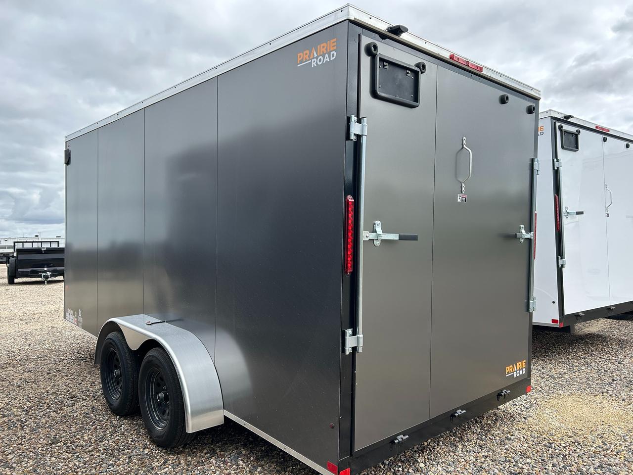 2027 Prairie Road Enclosed Cargo 7 x 16 Prairie Road Ramp Door Photo