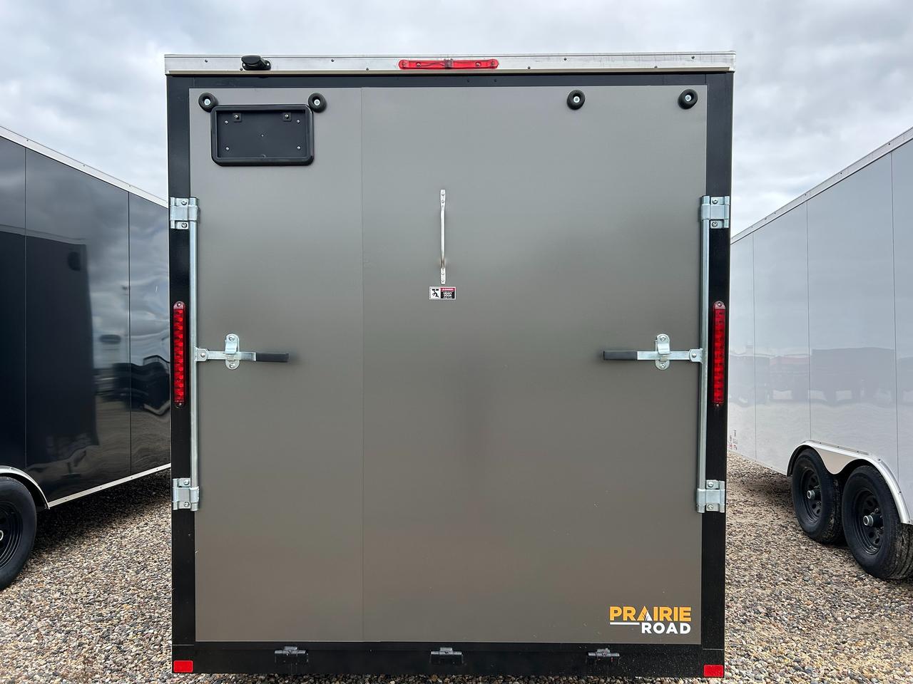 2027 Prairie Road Enclosed Cargo 7 x 16 Prairie Road Ramp Door Photo