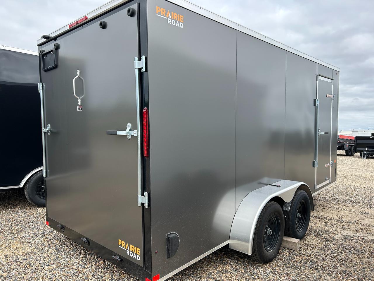 2027 Prairie Road Enclosed Cargo 7 x 16 Prairie Road Ramp Door Photo